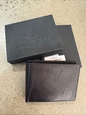 Linden Black Leather Wallet